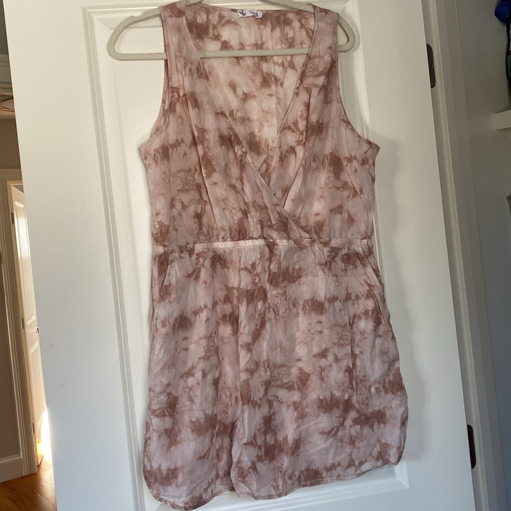 Carve Designs dusty pink cotton dress with pockets large - Picture 4 of 8